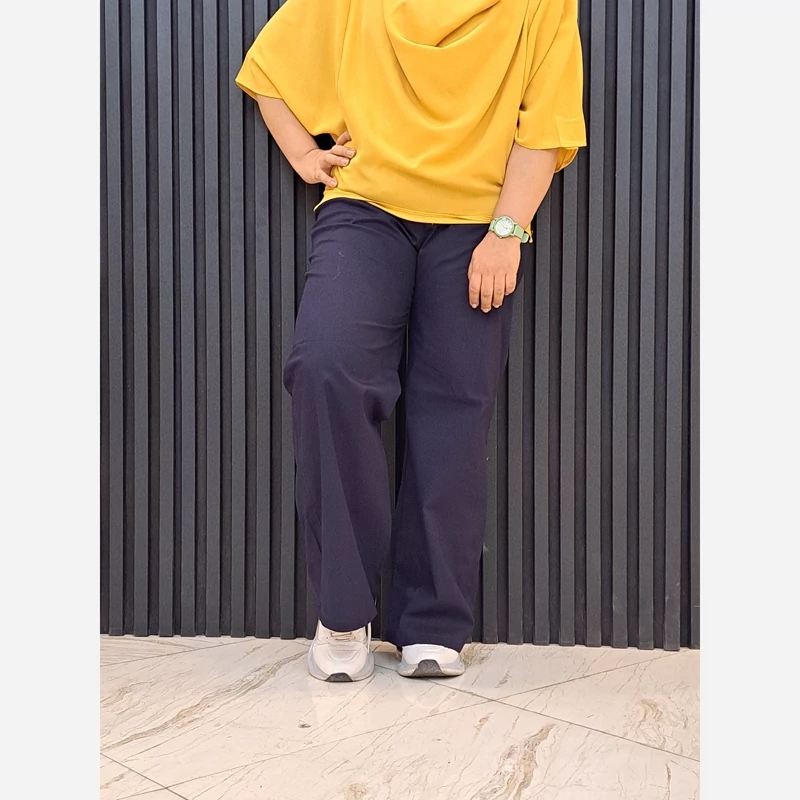 شلوار کاغذی کتان کش